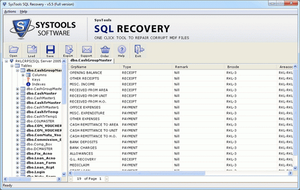 Free SQL Server Database Recovery Tool 6.0