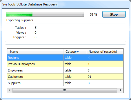 preview recovery details