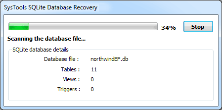 Sqlite db file loading