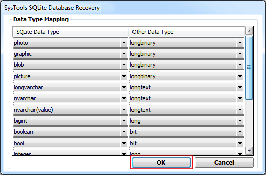 export to ms access database